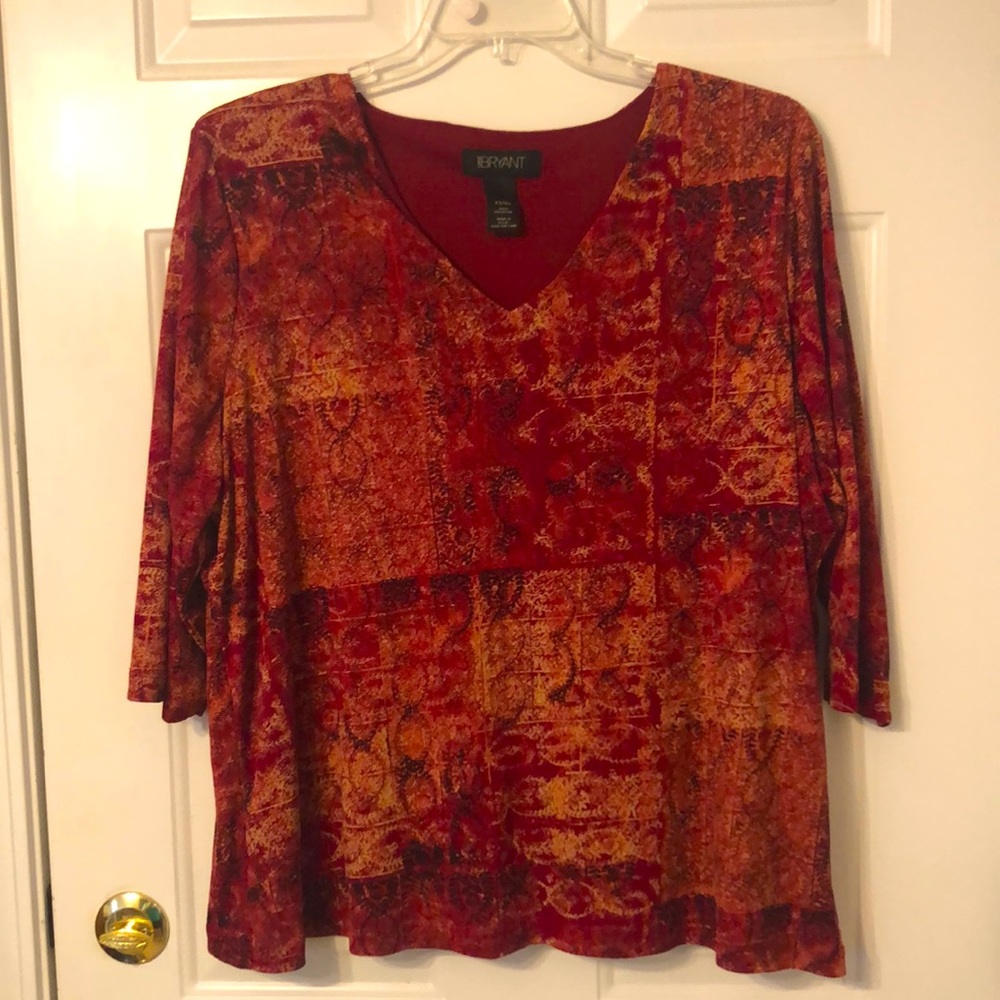 🇺🇸🎉HP🎉 Lane Bryant 3/4 sleeve top, size 22/24. - Picture 1 of 7